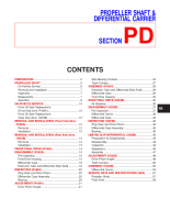 Nissan Terrano II - Service manual EN - PROPELLER SHAFT & DIFFERENTIAL 